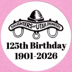 125th DUP Anniversary Waterproof Black and White Sticker